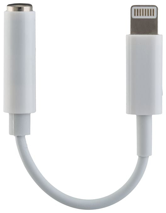 Buchse 3.5mm auf Lightning Stecker  17926 (Weiß) 