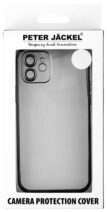 Cover für Apple iPhone 12 (Schwarz, Transparent) 18960 