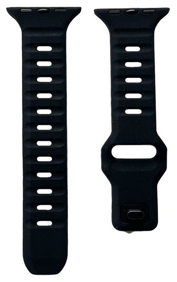 Armband Apple Watch Ultra 49mm/ Watch 45/44mm (Series 4 - 10)/ 42mm (Series 1 - 3)  21342 (Schwarz) 