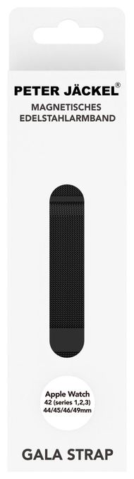 Armband Apple Watch 42 (1/ 2/ 3)/ 44/ 45/ 46/ 49mm  23124 (Schwarz) 