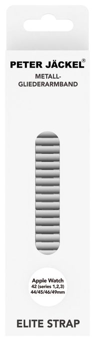 Armband Apple Watch 42 (1/ 2/ 3)/ 44/ 45/ 46/ 49mm  23128 (Silber) 