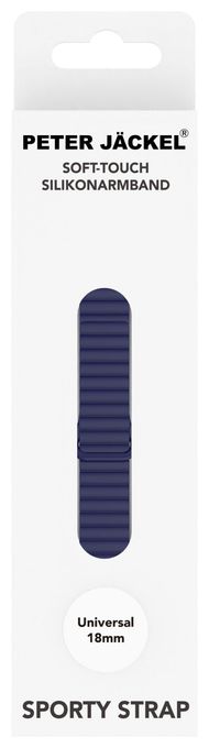 Armband 18 mm Universal  23136 (Dunkelblau) 