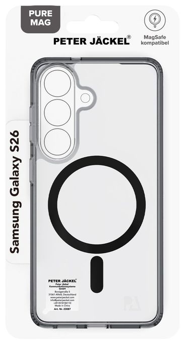 Back Cover Pure Mag für Samsung S26 (Schwarz) 