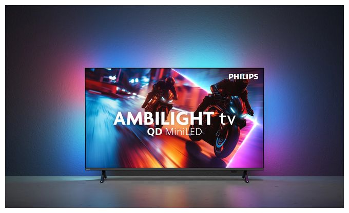MiniLed 139,7 cm (55 Zoll) Fernseher 4K Ultra HD 3-seitig Ambilight VESA 300 x 200 mm 55MLED910/12 