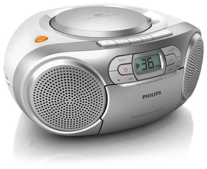 CD Payer FM Radio  AZ127/12 (Grau) 