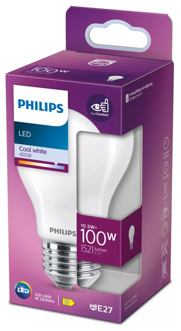 LED Lampe Tropfen E27 EEK: D 1521 lm Neutralweiß (4000K) entspricht 100 W 8718699777517 