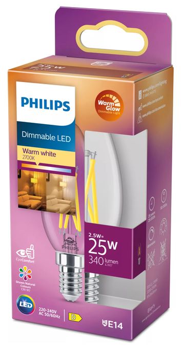 LED Lampe Kerze E14 EEK: D 340 lm entspricht 25 W Dimmbar 8719514324152 