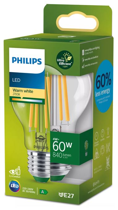 LED Lampe Tropfen E27 EEK: A 840 lm Warmweiß (2700K) entspricht 60 W 8720169187658 