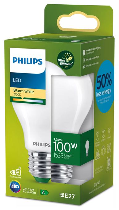 LED Lampe Tropfen E27 EEK: A 1535 lm Warmweiß (2700K) entspricht 100 W 8720169188013 