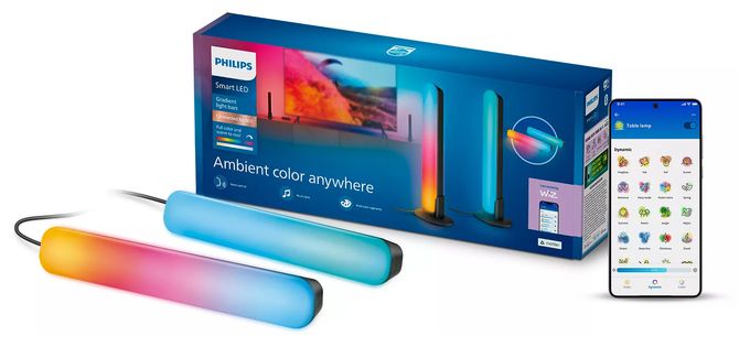 LED Intelligente Tischleuchte 318 mm Multi Gradient Lightbars 