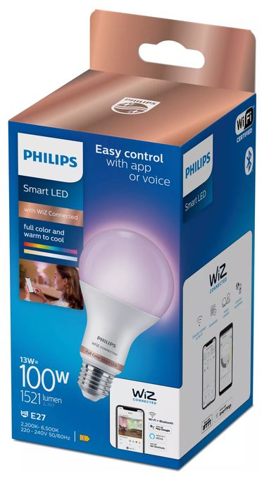 LED Intelligentes Leuchtmittel 142 mm Multi Smart LED 13 W (entspr. 100 W) A67 E27 