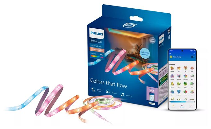LED Intelligenter Leuchtstreifen Multi Smarter RGBIC-LED-Lightstrip 20 m 