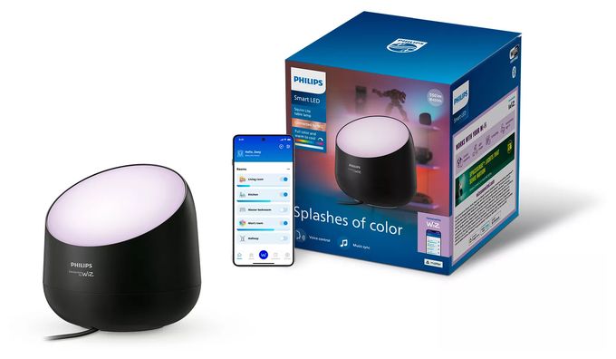 Squire Lite LED-Tischleuchte, Schwarz 