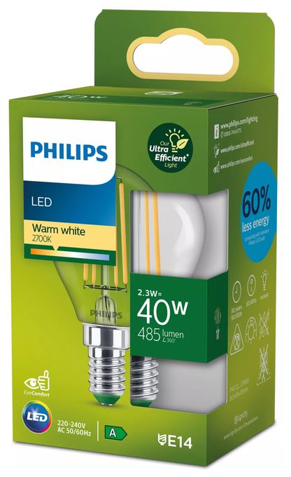 LED Lampe Lüsterkolben E14 EEK: A 485 lm entspricht 40 W 929003801101 