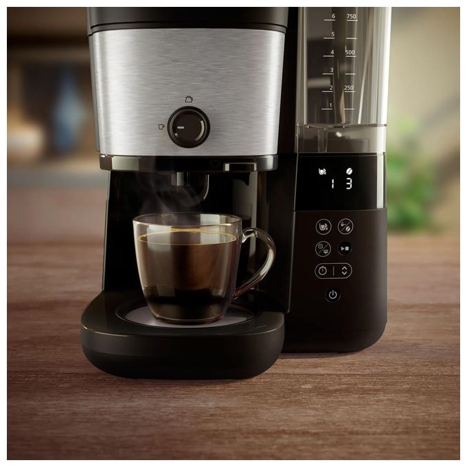 10 Tassen Filterkaffeemaschine 1,2 l  HD7900/01 All-in-1 Brew (Schwarz) 