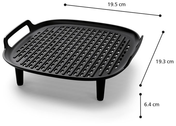 Grillboden &-Spieße für NA130, NA230, NA231, NA330, NA331, HD9270, HD9280 HD9946/00 