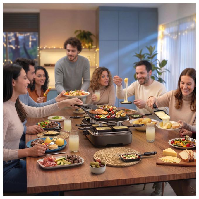 Raclette Grill 2-in-1 