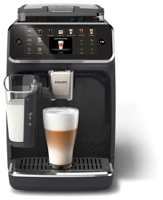 Kaffeevollautomat 15 bar 1,8 l 275 g  Series 5500 EP5541/50 LatteGo (Schwarz) 