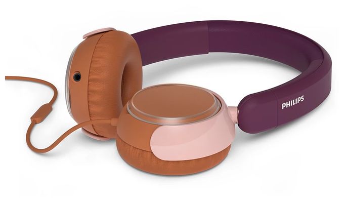 Ohraufliegender Kopfhörer Kabelgebunden USB Typ-C (Orange, Violett, Rose) TAK2000MP/00 