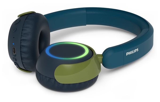 Ohraufliegender Bluetooth Kopfhörer kabellos 45 h Laufzeit  TAK4200CT/00 (Blau, Grün) 