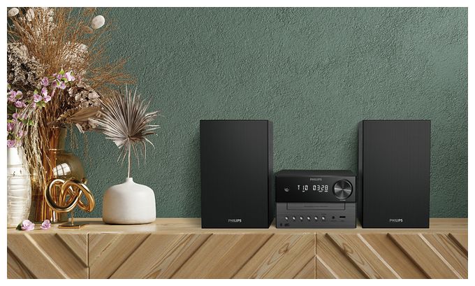 2 Kanäle Heim-Audio-Mikrosystem DAB, DAB+ 20 W Bluetooth  TAM3505M2/12 (Schwarz) 