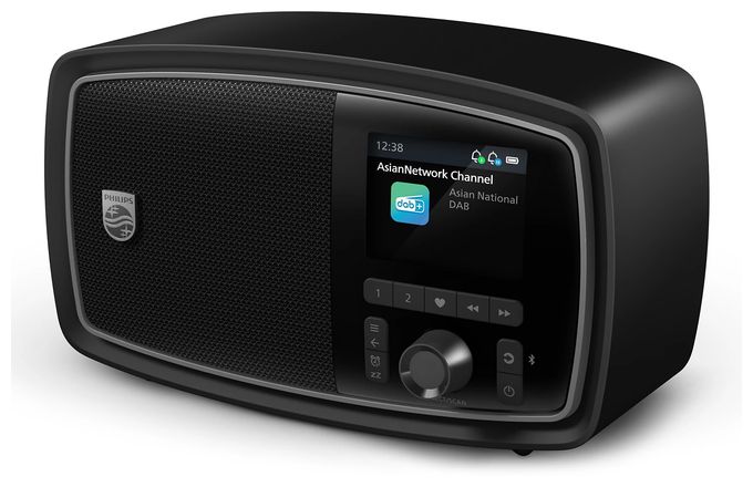 Bluetooth DAB, DAB+, FM Radio Tragbar  TAV2000DB/00 (Schwarz) 