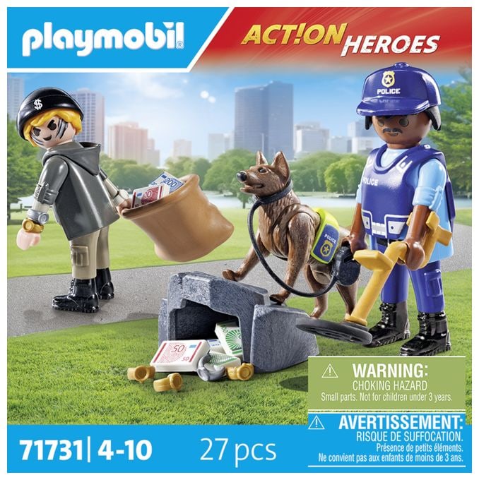 71731 Action Heroes Spurensuche mit Hund 