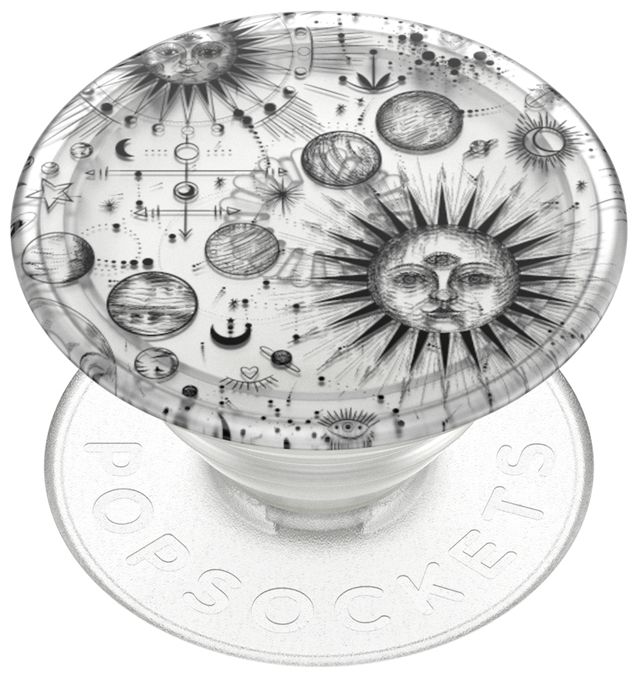 Fingerring für Universal (Schwarz, Grau, Durchscheinend) PlantCore Cosmic Sun 