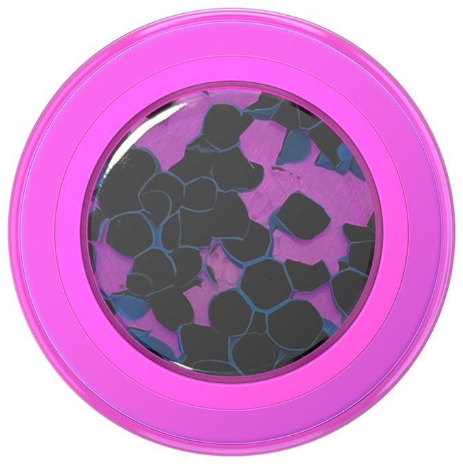 Fingerring  PopGrip Acetate Purple Prism (Schwarz, Violett) 