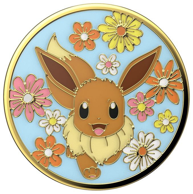 Fingerring für Jede Marke  PopGrip Enamel Floral Eevee (Mehrfarbig) 