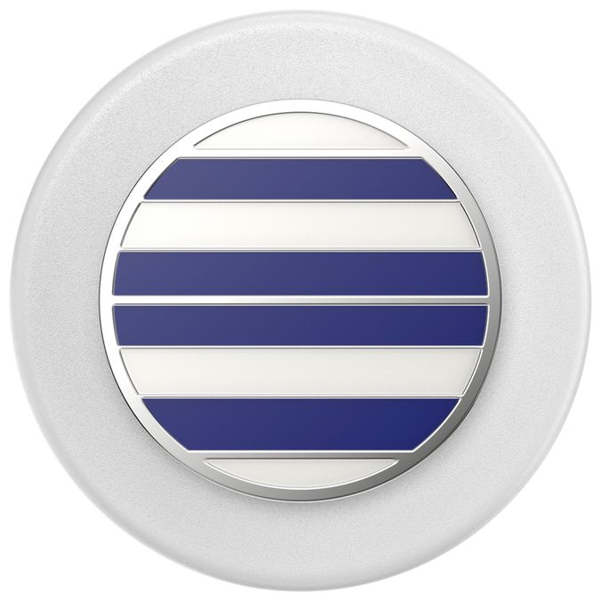 Fingerring  PopGrip Enamel Nautical Stripe (Blau, Weiß) 