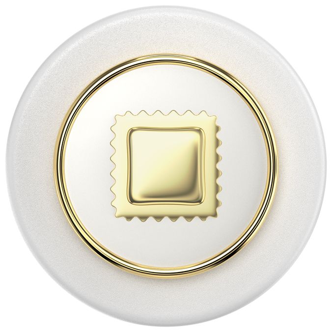 Fingerring (Gold, Transparent, Weiß) PopGrip Enamel Raviolo 