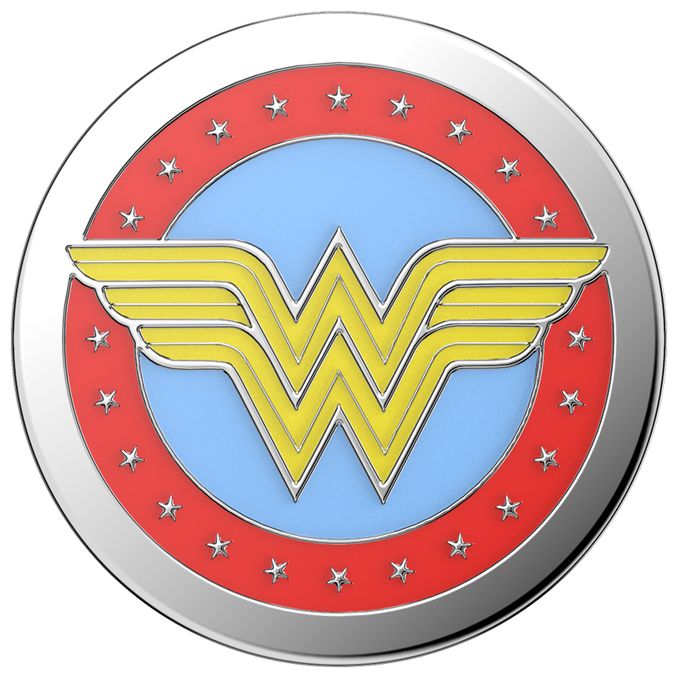 Fingerring  PopGrip Enamel Wonder Woman (Mehrfarbig) 