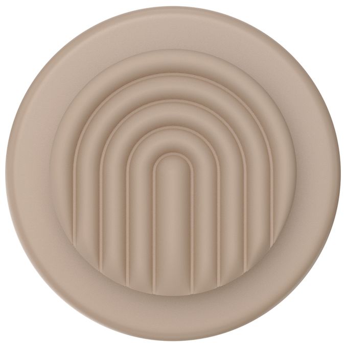 Fingerring für Apple iPhone 12+  PopGrip MagSafe Latte Curves (Beige) 