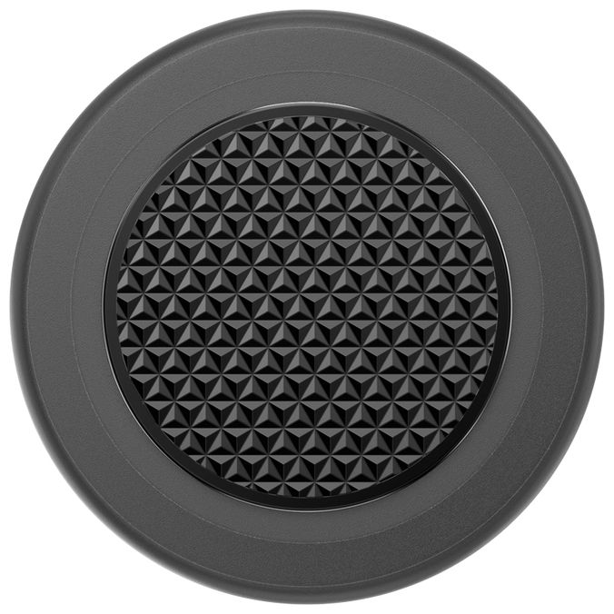 Fingerring für Apple iPhone 12+  PopGrip MagSafe Triangle Knurl Black Aluminum (Schwarz) 