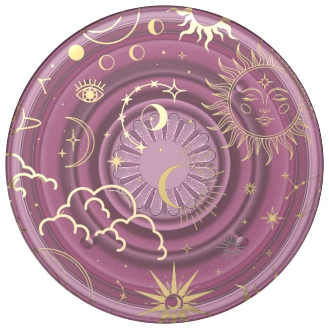 Fingerring für Universal (Malve, Durchscheinend) PopGrip PlantCore Celestial Mauve 