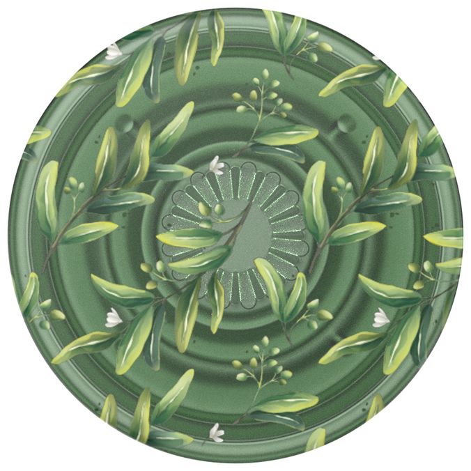 Fingerring für Universal  PopGrip PlantCore Olive (Olive) 