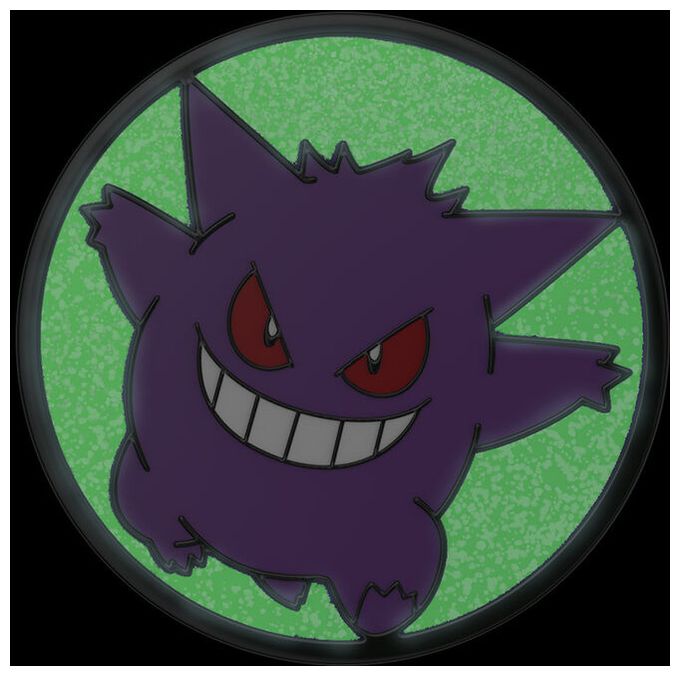 Fingerring für Universal  PopGrip  Pokémon - Enamel Glow-in-the-dark Gengar (Violett) 