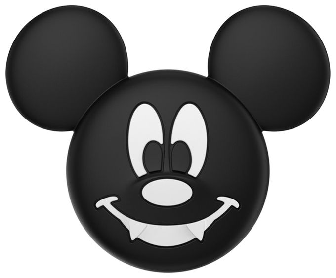 Fingerring für Jede Marke  PopGrip Ppot-GITD-Vampy Mickey (Schwarz, Weiß) 