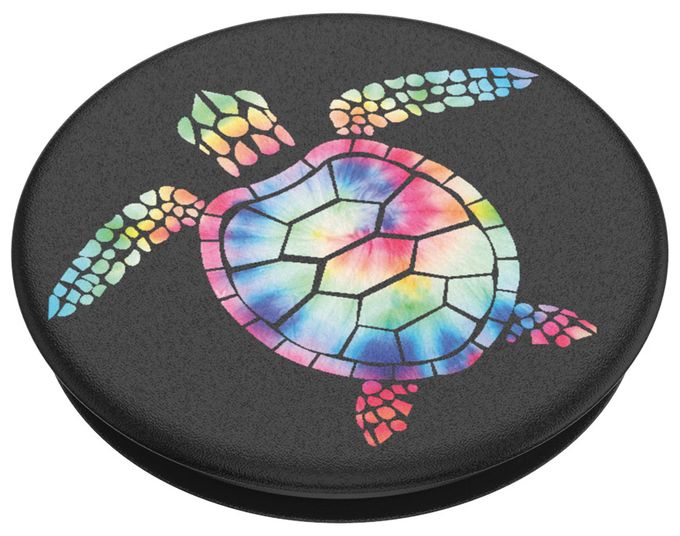 Fingerring für Universal  PopGrip Pshychedelic Turtle (Schwarz, Mehrfarbig) 
