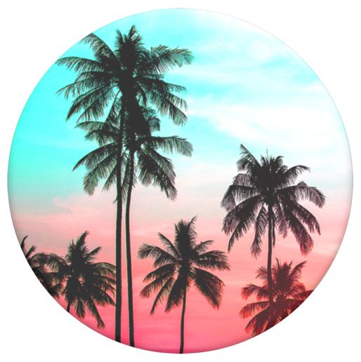 Fingerring für Universal  PopGrip Tropical Sunset (Mehrfarbig) 