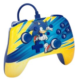 Gamepad für Nintendo Switch, Nintendo Switch OLED  Enhanced Wired Controller Sonic Boost (Mehrfarbig) 