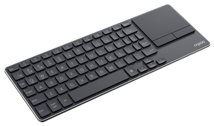 Büro Tastatur RF Wireless + Bluetooth 2.4 GHz  E2810M (Dunkles Grau) 