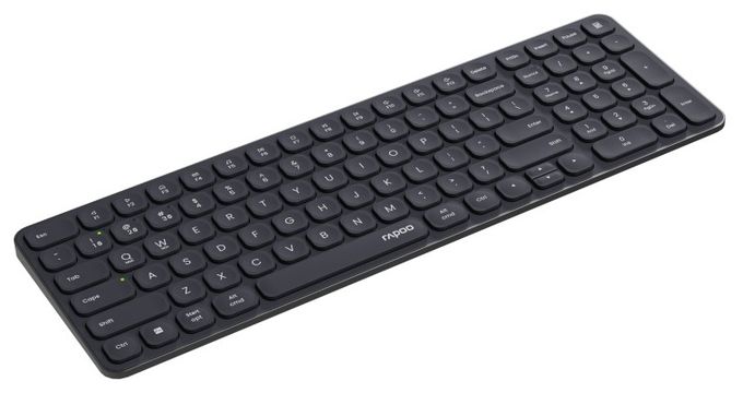 Büro Tastatur RF Wireless + Bluetooth  E9710M (Dunkles Grau) 