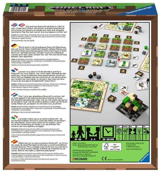 Brettspiel bis zu 4 Spielern ab 10 Jahr(e) Minecraft Builders & Biomes 