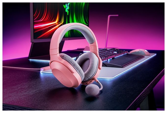 Over Ear Bluetooth Kopfhörer kabelgebunden&kabellos 50 h Laufzeit USB Typ-C  Barracuda X (Pink) 