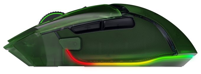 35000 DPI Gaming Maus Optisch  Basilisk V3 Pro (Grün) 