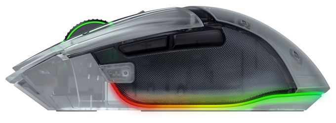 35000 DPI Gaming Maus Optisch  Basilisk V3 Pro (Weiß) 