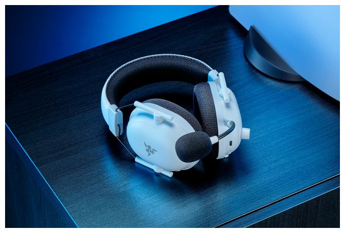 Over Ear Bluetooth Kopfhörer kabellos 70 h Laufzeit USB Typ-C  BlackShark V2 Pro for PlayStation (Weiß) 