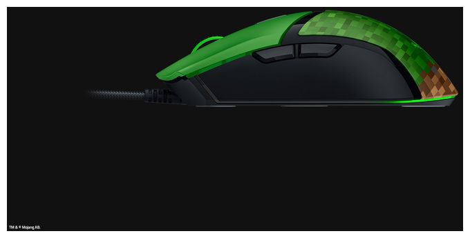 8500 DPI Gaming Maus Optisch  Cobra (Schwarz, Grün) 